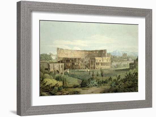 The Colosseum from the Caelian Hills, 1799-Francis Towne-Framed Giclee Print