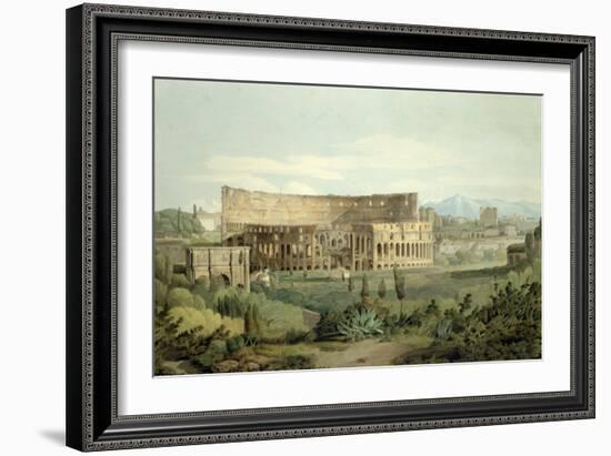 The Colosseum from the Caelian Hills, 1799-Francis Towne-Framed Giclee Print