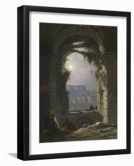 The Colosseum in the Night, Early 1830S-Carl Gustav Carus-Framed Giclee Print