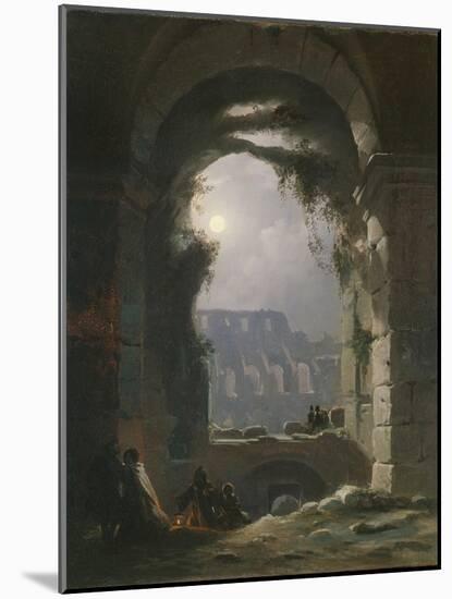 The Colosseum in the Night, Early 1830S-Carl Gustav Carus-Mounted Giclee Print