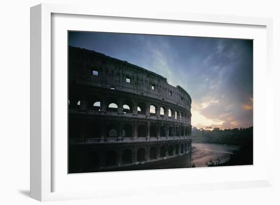 The Colosseum or Flavian Ampitheatre in Rome, Built by the Emperors Vespasian and Titus-null-Framed Giclee Print