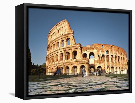 The Colosseum, Roman Forum, Rome, Lazio, Italy, Europe-Francesco Iacobelli-Framed Premier Image Canvas