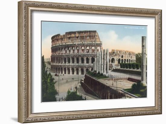 The Colosseum, Rome-null-Framed Art Print