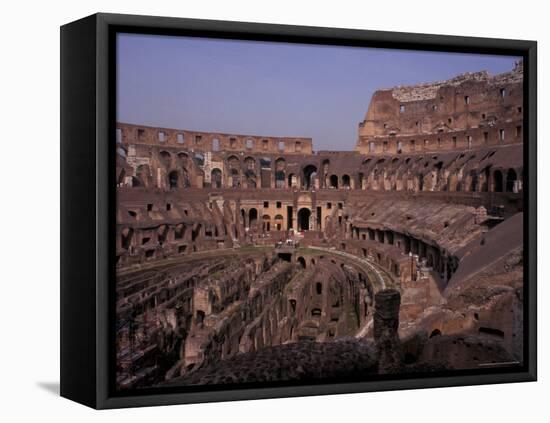 The Colosseum under Restoration, Rome, Italy-Connie Ricca-Framed Premier Image Canvas