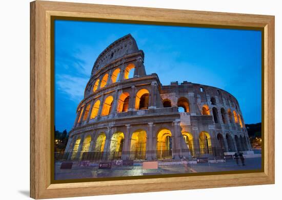 The Colosseum, UNESCO World Heritage Site, Rome, Lazio, Italy, Europe-Frank Fell-Framed Premier Image Canvas