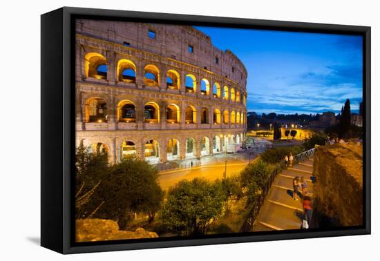 The Colosseum, UNESCO World Heritage Site, Rome, Lazio, Italy, Europe-Frank Fell-Framed Premier Image Canvas