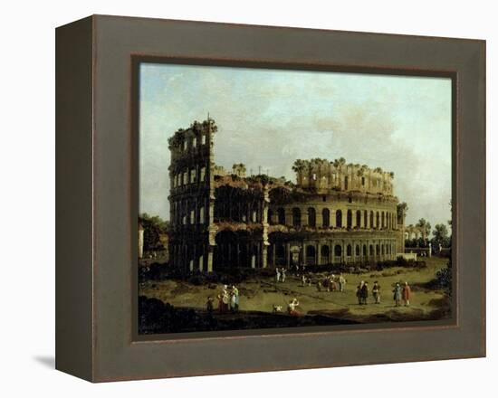 The Colosseum-Canaletto-Framed Premier Image Canvas