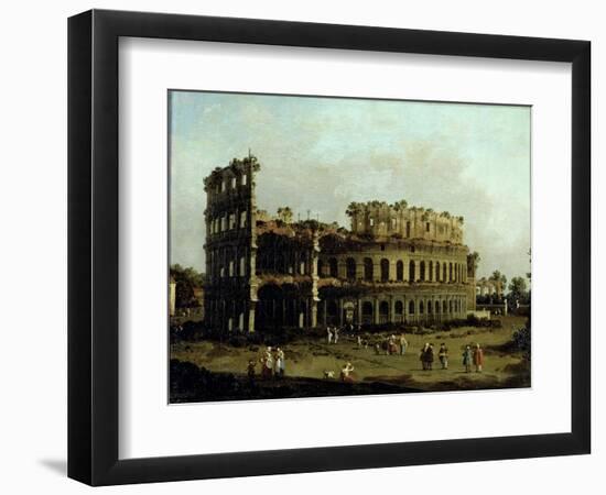 The Colosseum-Canaletto-Framed Giclee Print