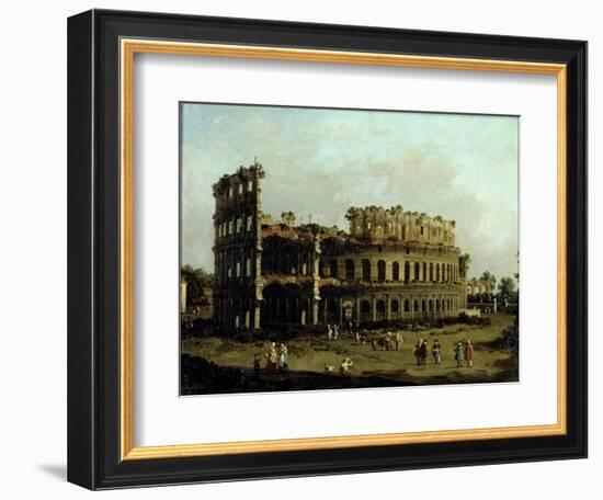 The Colosseum-Canaletto-Framed Giclee Print