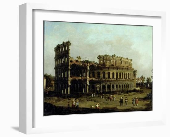 The Colosseum-Canaletto-Framed Giclee Print