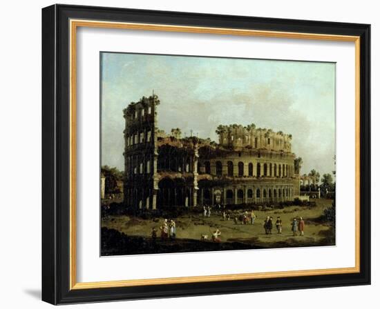 The Colosseum-Canaletto-Framed Giclee Print