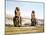 The Colossi of Memnon, Egypt, 20th Century-null-Mounted Giclee Print
