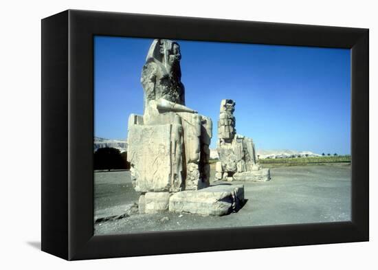 The Colossi of Memnon, Luxor West Bank, Egypt, C1400 Bc-CM Dixon-Framed Premier Image Canvas