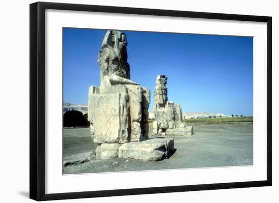 The Colossi of Memnon, Luxor West Bank, Egypt, C1400 Bc-CM Dixon-Framed Photographic Print