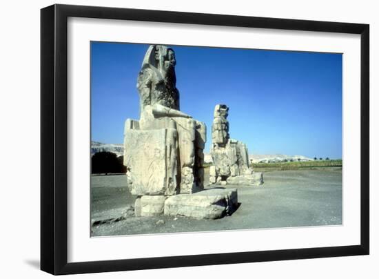 The Colossi of Memnon, Luxor West Bank, Egypt, C1400 Bc-CM Dixon-Framed Photographic Print