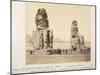 The Colossi of Memnon, Statues of Amenhotep III, XVIII Dynasty, c.1375-1358 BC-Francis Bedford-Mounted Photographic Print