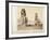 The Colossi of Memnon, Statues of Amenhotep III, XVIII Dynasty, c.1375-1358 BC-Francis Bedford-Framed Photographic Print