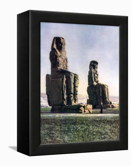 The Colossi of Memnon, Thebes, Egypt, 1933-1934-Donald Mcleish-Framed Premier Image Canvas