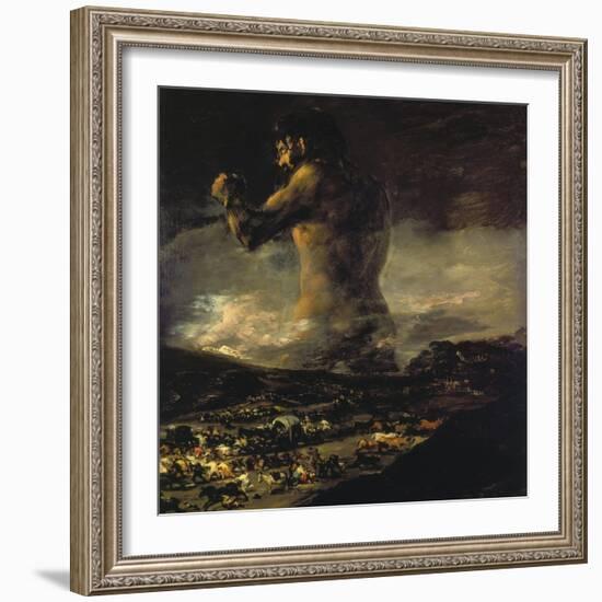 The Colossus, 1808/1812-Francisco de Goya-Framed Giclee Print