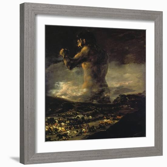 The Colossus, 1808/1812-Francisco de Goya-Framed Giclee Print