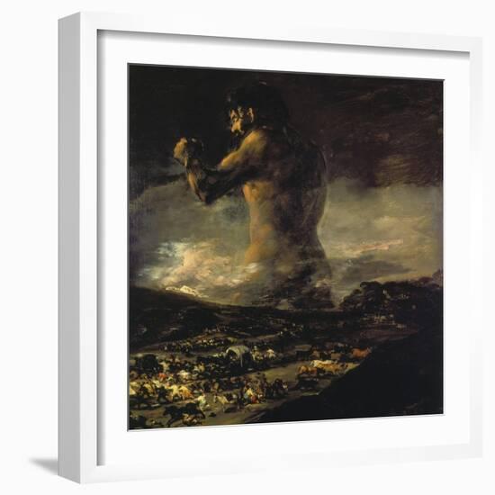 The Colossus, 1808/1812-Francisco de Goya-Framed Giclee Print