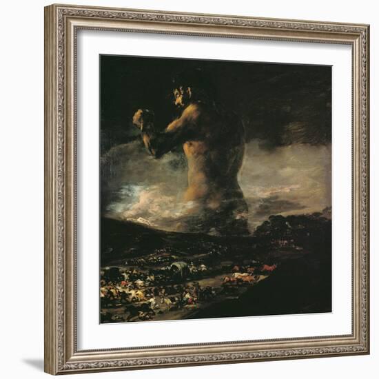 The Colossus, circa 1808-Francisco de Goya-Framed Giclee Print