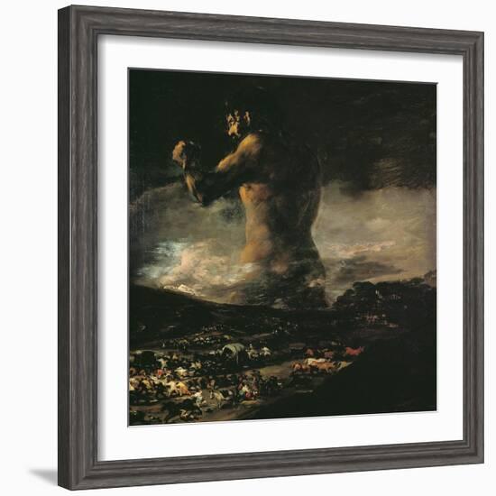 The Colossus, circa 1808-Francisco de Goya-Framed Giclee Print