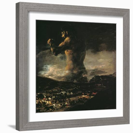 The Colossus, circa 1808-Francisco de Goya-Framed Giclee Print