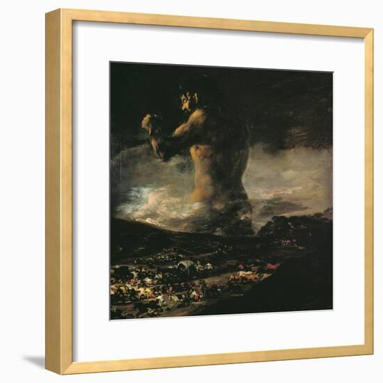 The Colossus, circa 1808-Francisco de Goya-Framed Giclee Print