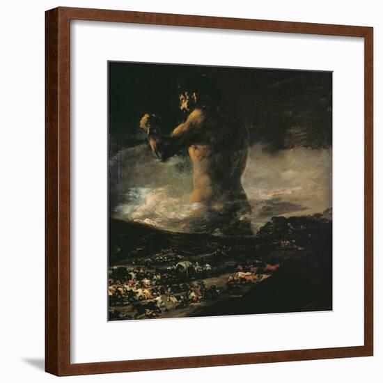 The Colossus, circa 1808-Francisco de Goya-Framed Giclee Print