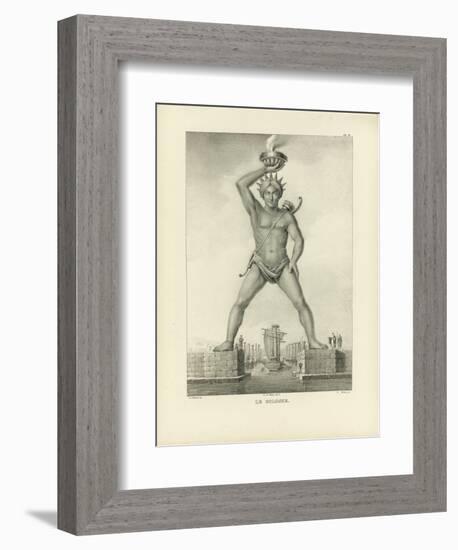 The Colossus of Rhodes-Petrus Josephus Witdoeck-Framed Giclee Print