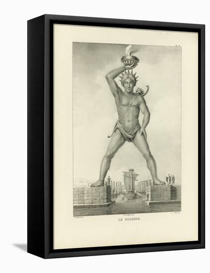 The Colossus of Rhodes-Petrus Josephus Witdoeck-Framed Premier Image Canvas