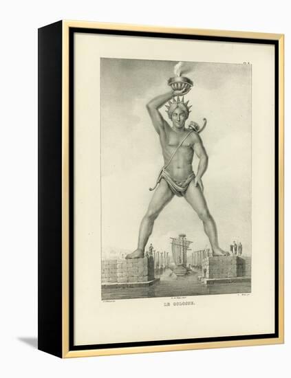 The Colossus of Rhodes-Petrus Josephus Witdoeck-Framed Premier Image Canvas