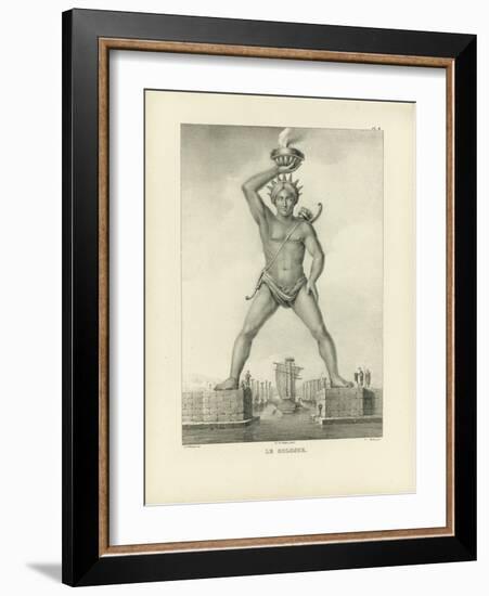 The Colossus of Rhodes-Petrus Josephus Witdoeck-Framed Giclee Print