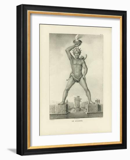 The Colossus of Rhodes-Petrus Josephus Witdoeck-Framed Giclee Print