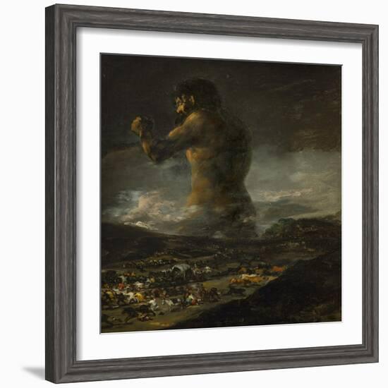 The Colossus-Francisco de Goya-Framed Giclee Print