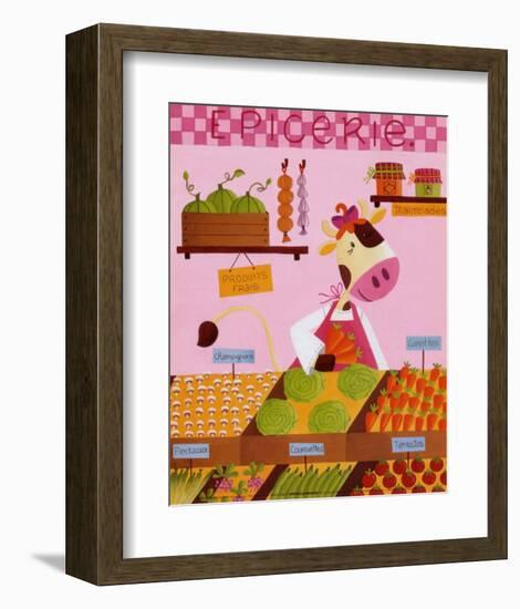 The Colour Shop-Ibrahima-Framed Art Print