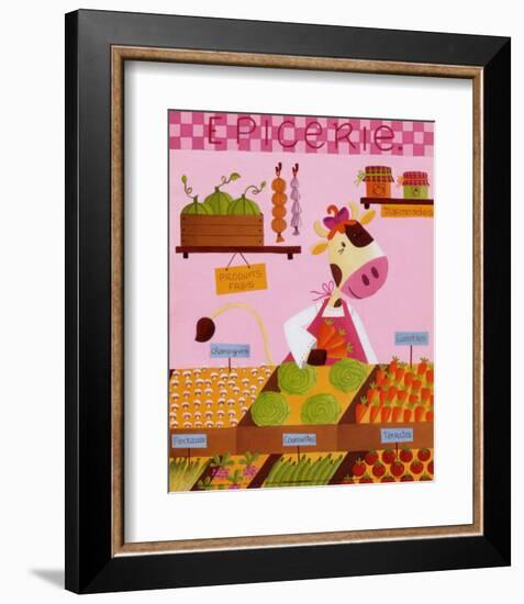 The Colour Shop-Ibrahima-Framed Art Print