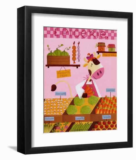 The Colour Shop-Ibrahima-Framed Art Print