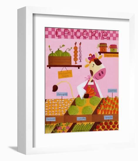 The Colour Shop-Ibrahima-Framed Art Print