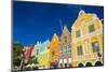 The Colourful Dutch Houses at Sint Annabaai, UNESCO Site, Curacao, ABC Island, Netherlands Antilles-Michael Runkel-Mounted Photographic Print