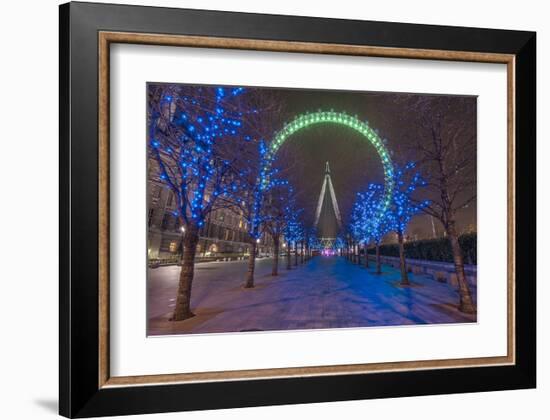 The Colourful London Eye-null-Framed Art Print