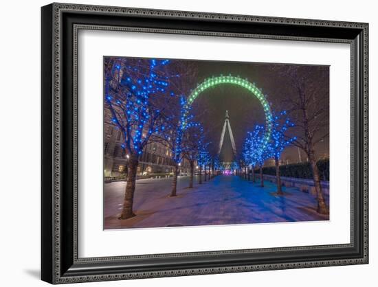 The Colourful London Eye-null-Framed Art Print