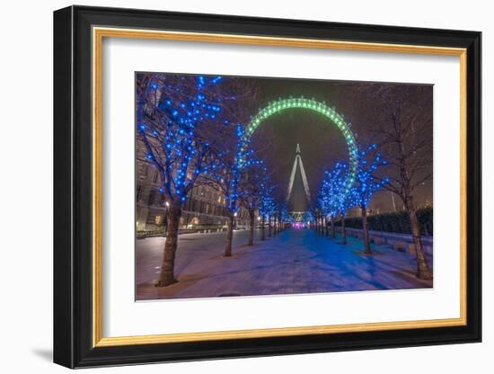 The Colourful London Eye-null-Framed Art Print