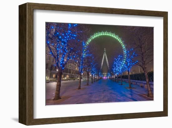 The Colourful London Eye-null-Framed Art Print