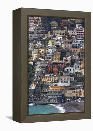 The Colourful Town of Positano Perched-Martin Child-Framed Premier Image Canvas