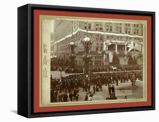 The Columbian Parade. Oct. 20Th-John C. H. Grabill-Framed Premier Image Canvas