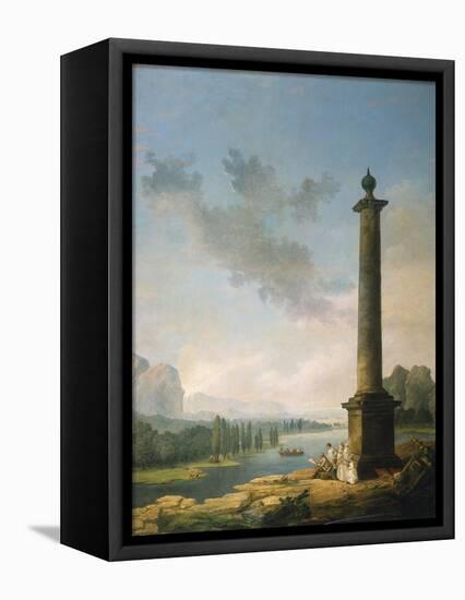 The Column, 1789-Hubert Robert-Framed Premier Image Canvas