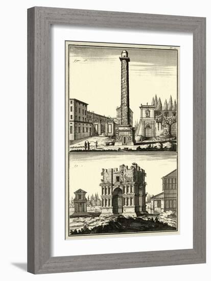 The Column of Trajan-Denis Diderot-Framed Art Print