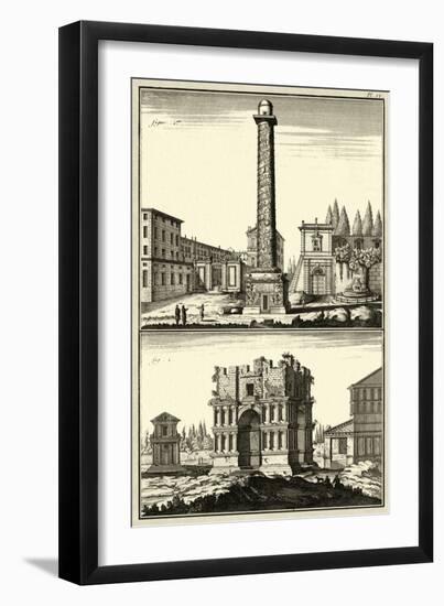 The Column of Trajan-Denis Diderot-Framed Art Print